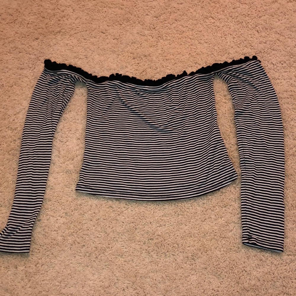 Forever 21 Off The Shoulder Crop Top